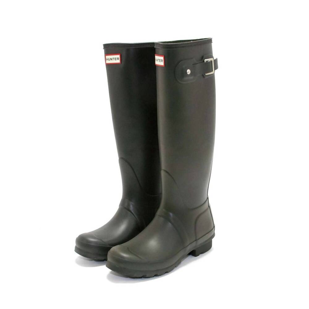 NEW HUNTER women's original tall rain boot in black